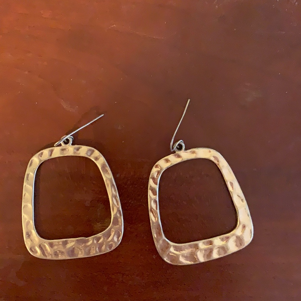 Gold earrings